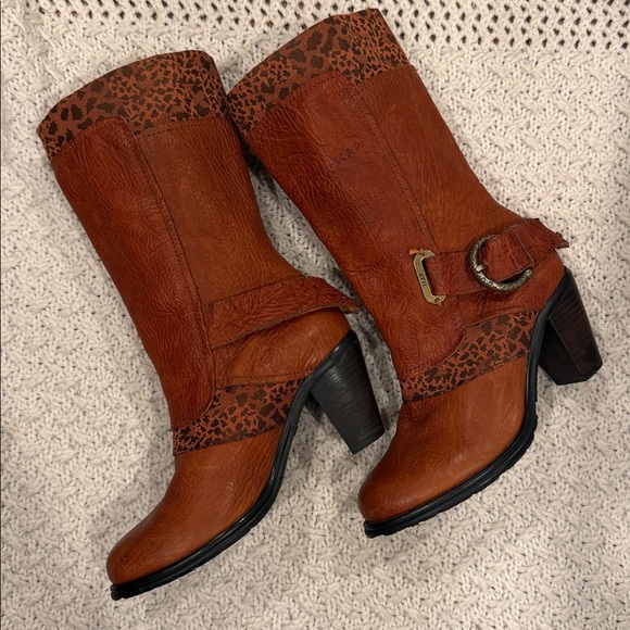 SKAP WOMENS 7/5  Leather Knee-High Boots - Picture 2 of 13